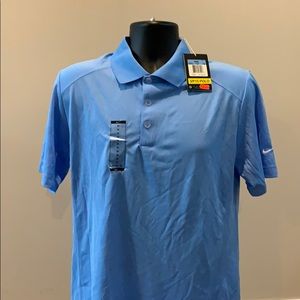 NWT Nike Golf Polo size Medium light Blue